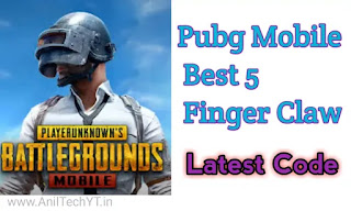pubg 5 finger claw layout code