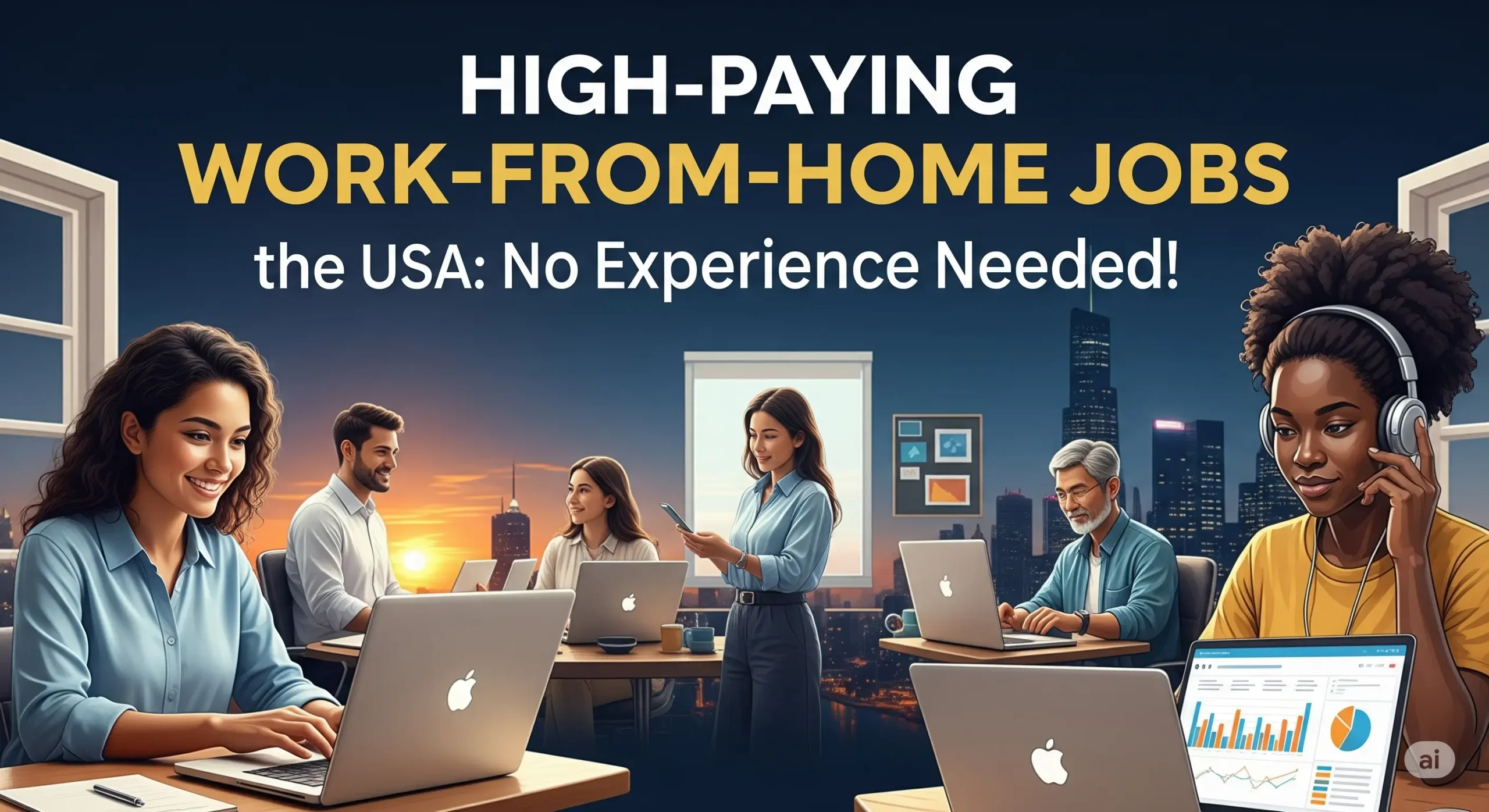 High-Paying Work-From-Home Jobs in the USA: No Experience Needed!
